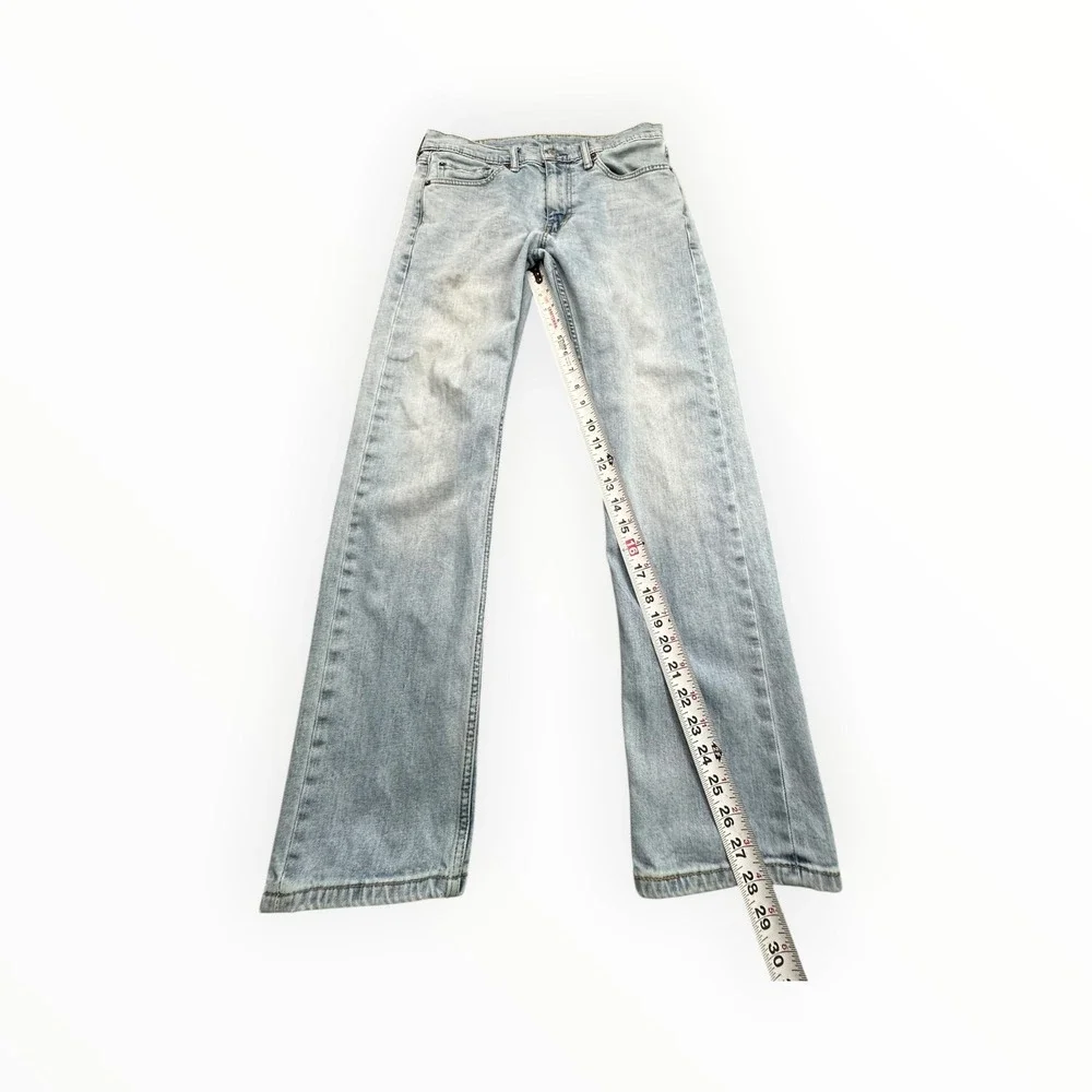Levi's Jeans Mens 31x30 Light Wash 514 Straight Leg Denim Classic Casual‎